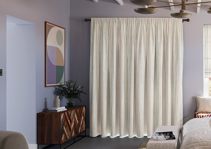 Vintage Stripe, Pastels - Made to Measure Curtains - Image 7